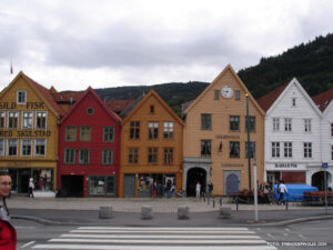 15 agosto, Norvegia: Bergen, paesaggio urbano