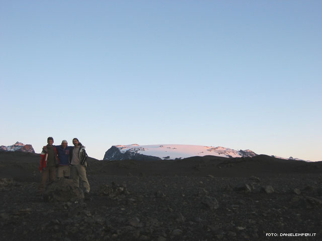 I 3 moschettieri e il ghiacciaio