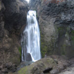 Panoramica della cascata