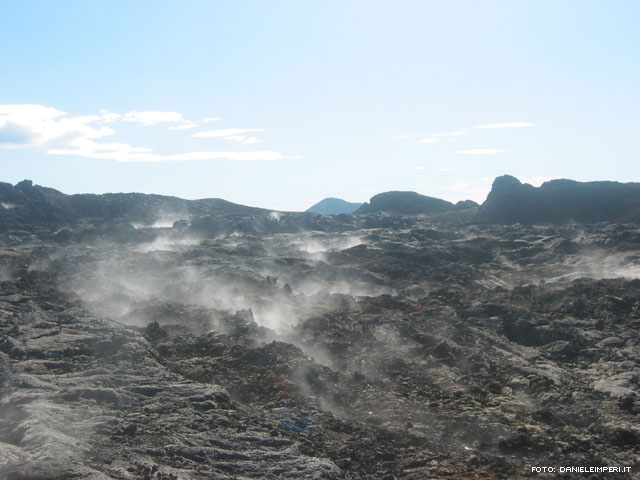 Lava fredda che fuma