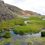 Il fiume di acqua calda