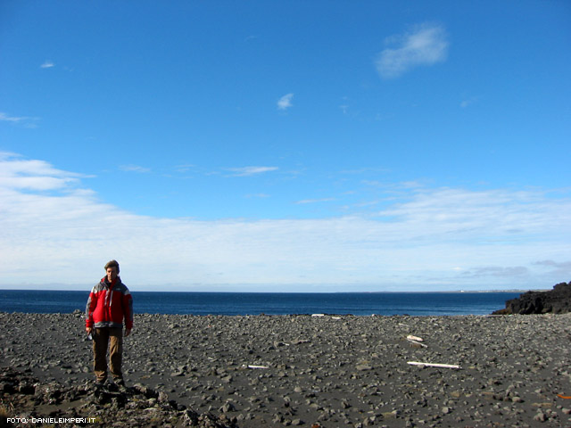 La bella spiaggia nera