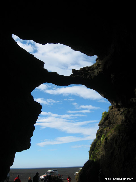 La grotta dall'interno