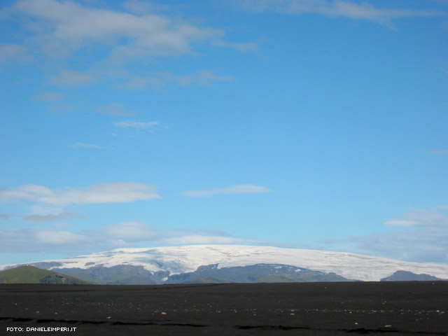 In vista del ghiacciaio