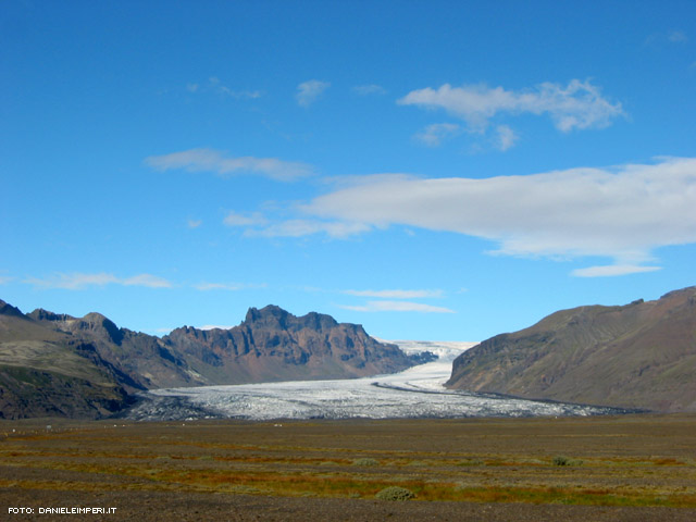 La lingua del ghiacciaio
